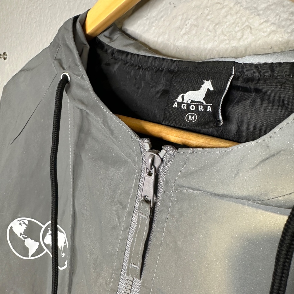UNIQUE AGORA HOLOGRAPHIC WIND BREAKER - Picture 3 of 4